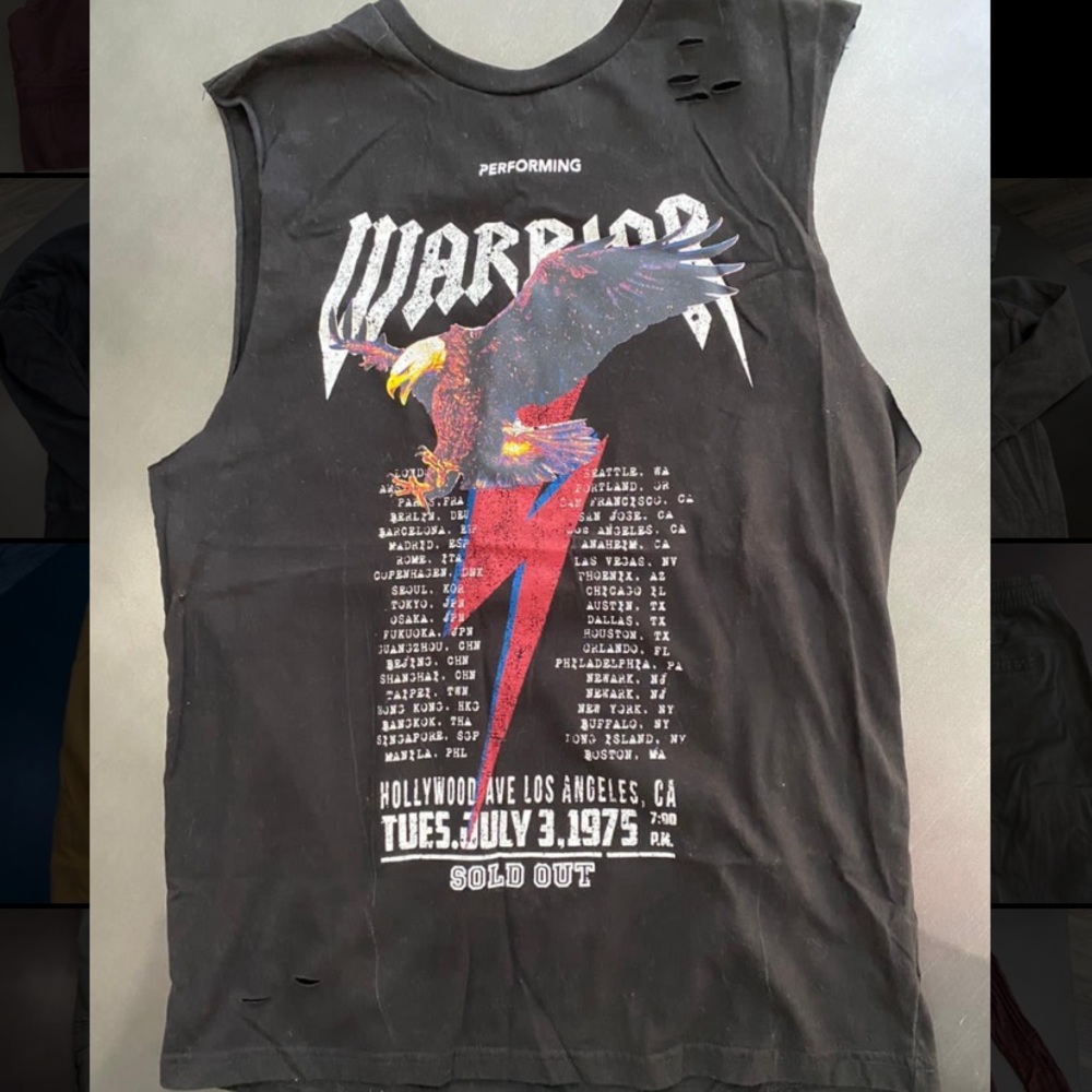Black Muscle Tee